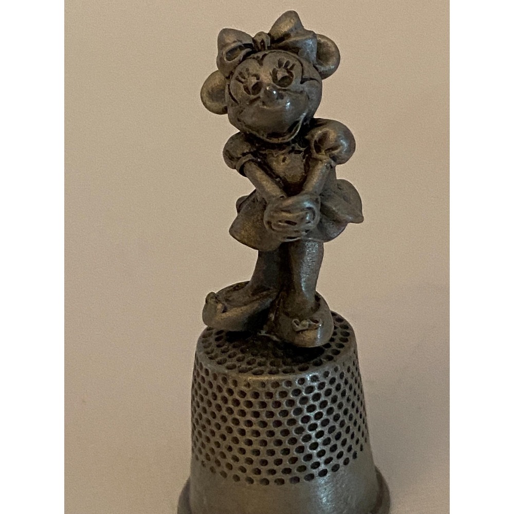 Minnie Mouse Disney Pewter Thimble